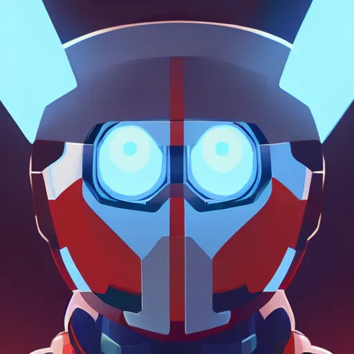 Image similar to face icon stylized minimalist mega man, loftis, cory behance hd by jesper ejsing, by rhads, makoto shinkai and lois van baarle, ilya kuvshinov, rossdraws global illumination