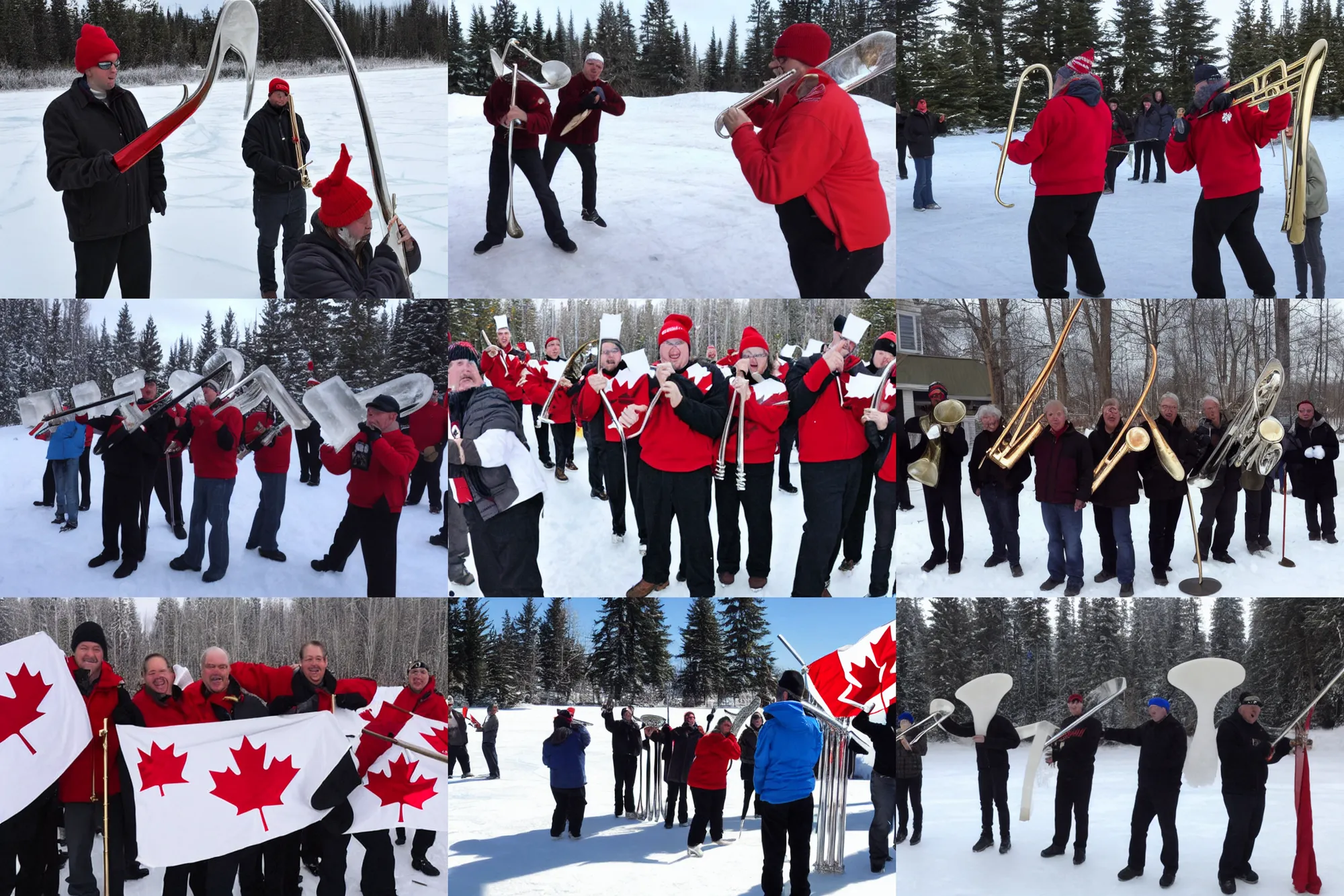 Prompt: annual canadian ice trombone event, news archive