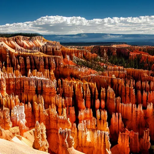 Image similar to the landscape of bryce canyon