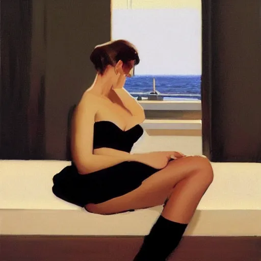 Prompt: artwork by jack vettriano w 6 4 0