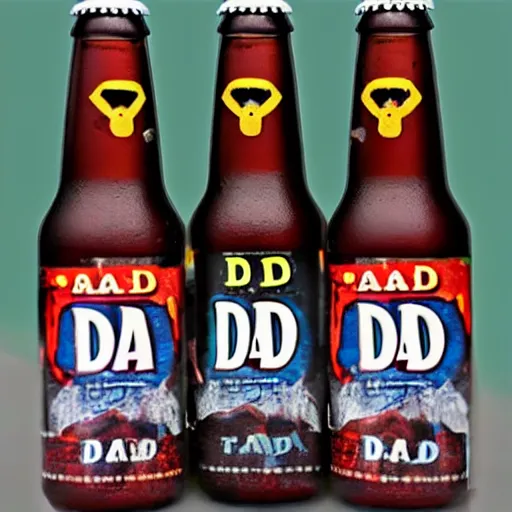 Prompt: dad beer mutant