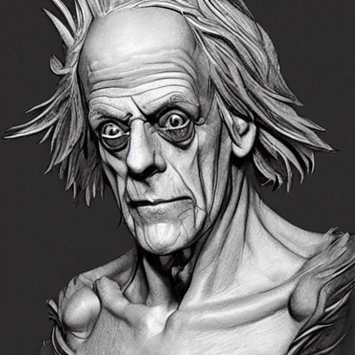 Prompt: Christopher Lloyd as belial, full_body!!, dungeons and dragons, highly_detailed!!, Highly_detailed_face!!! , artstation, concept art, sharp focus, illustration, art by Leonardo da Vinci and Michelangelo and Botticelli