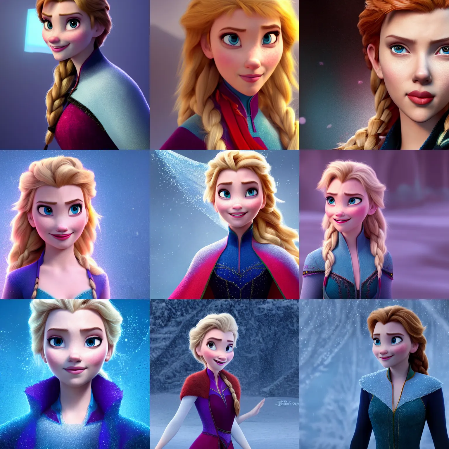 disney frozen 3 poster, Stable Diffusion