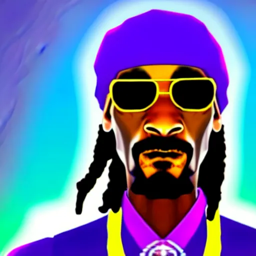 Image similar to snoop dog as a fortnite character