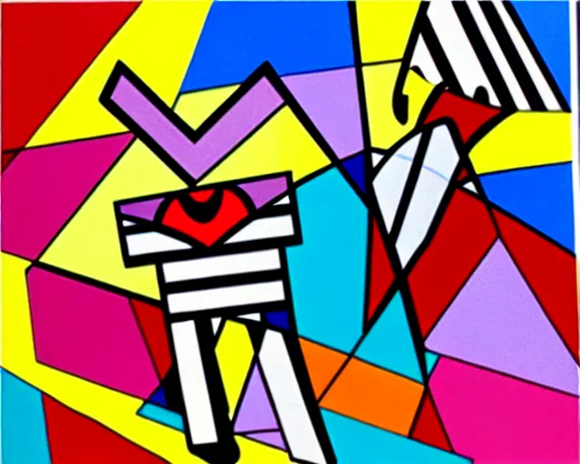 artwork by romero britto, Stable Diffusion