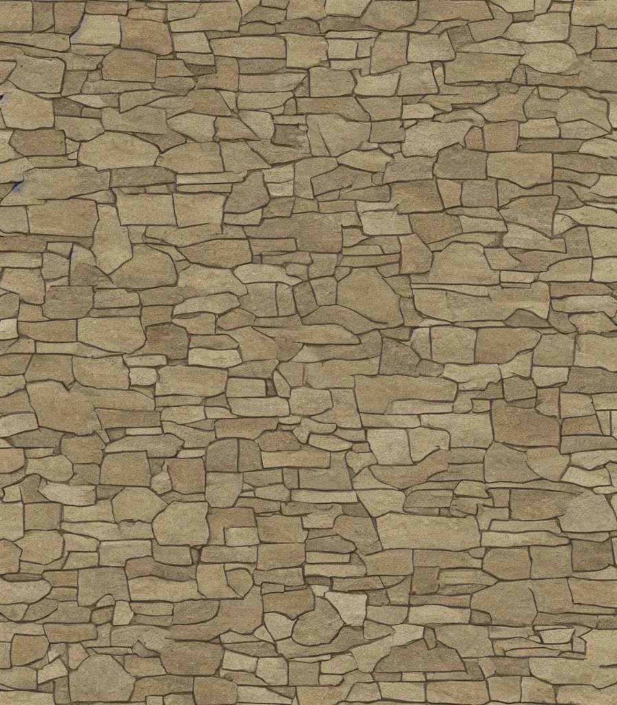 Image similar to texture map of beige stone with horizontal rectilinear engraving cutout