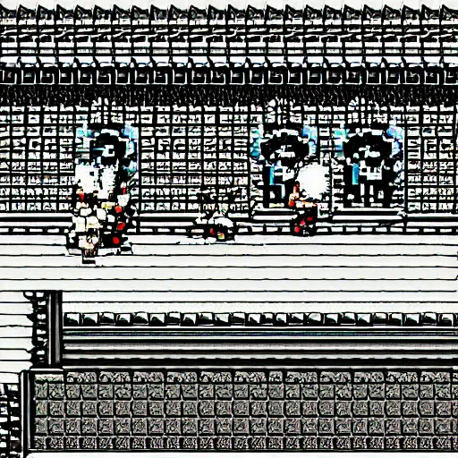 Image similar to a screenshot of a 2 d castlevania game, pixelart, gameboy graphics, beautiful, atmospheric