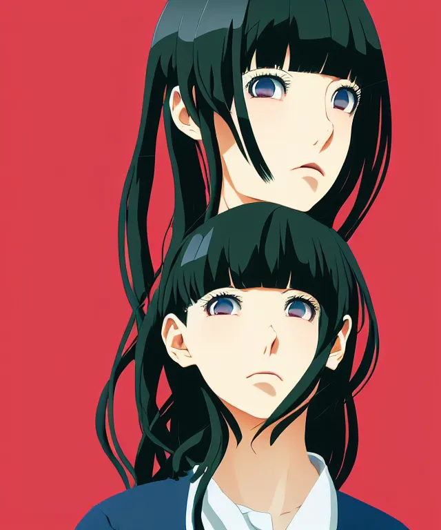 Image similar to anime visual, illustration of a young woman looking in a kitchen cabinet from a distance, cute face by ilya kuvshinov, yoshinari yoh, makoto shinkai, katsura masakazu, dynamic perspective pose, detailed facial features, kyoani, rounded eyes, crisp and sharp, cel shad, anime poster, ambient light,