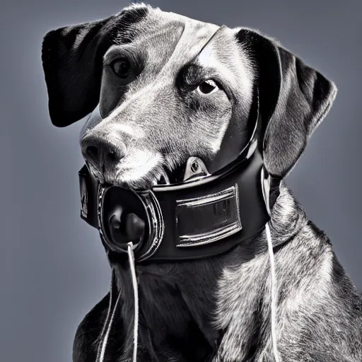 Prompt: uhd candid photo of joe biden wearing a dog muzzle, with accurate face, real dog muzzle, uhd, studio lighting, correct face, photo by annie leibovitz