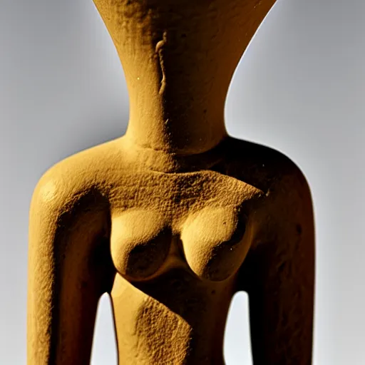 Image similar to cycladic figurine