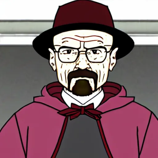 Image similar to walter white as a touhou character