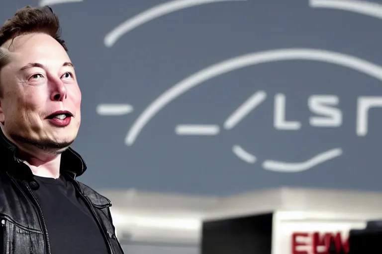 Prompt: elon musk exploding walmart