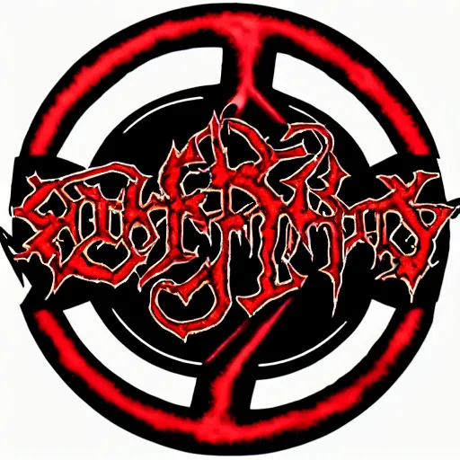 Image similar to 90s old school death metal band logo