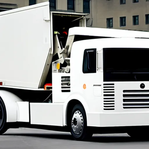 Image similar to jonathan ive dieter rams garbage truck