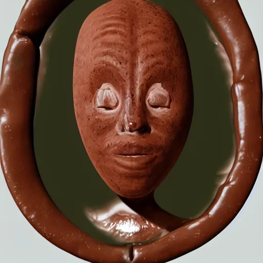 Prompt: human face Cocoa bean