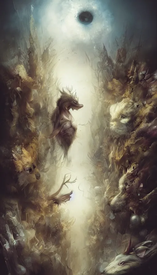 Image similar to the end of the world, by ryohei hase