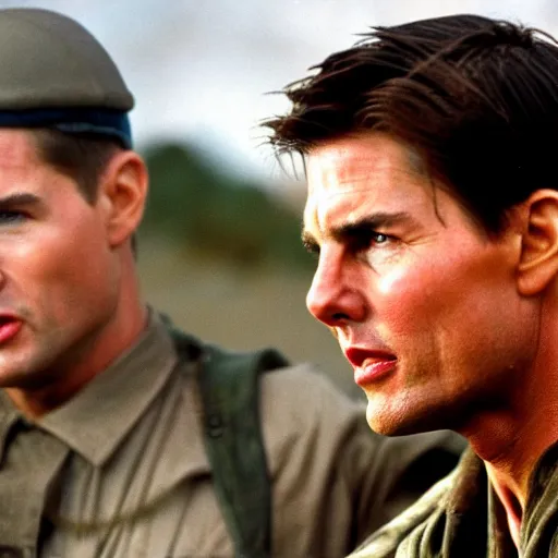 Image similar to Tom Cruise starring in saving private Ryan