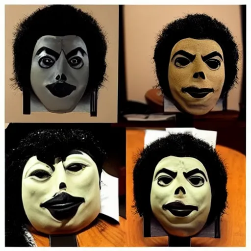 Prompt: “A theatre mask that looks like Michael Jackson”