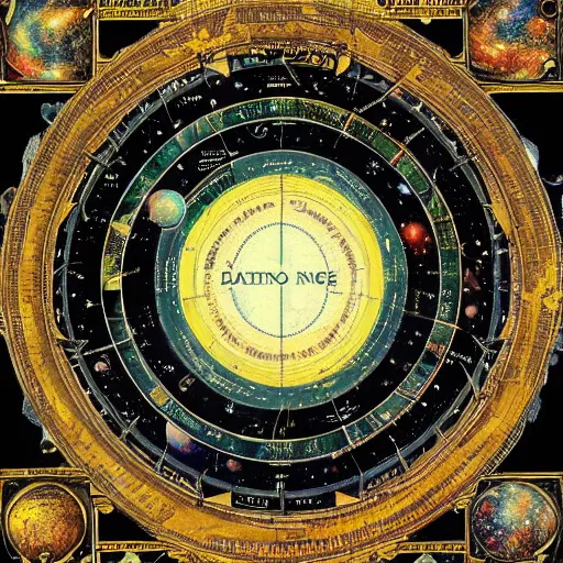 Image similar to intricate map of the meaning of the universe