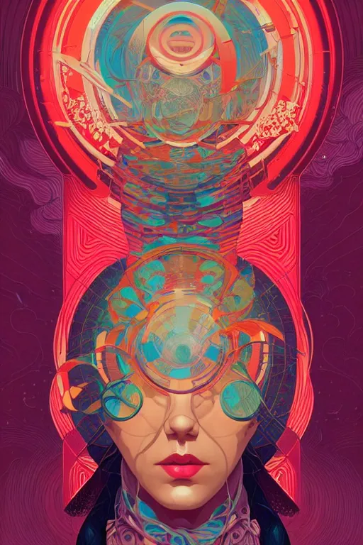 Image similar to portrait of godel's consistency of the axiom of choice, by tristan eaton, victo ngai, peter mohrbacher, artgerm,