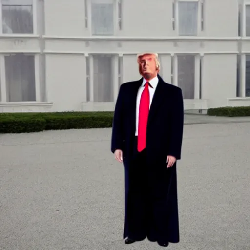 Prompt: Donald Trump dressed as a dictator