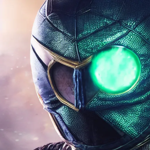 Prompt: mysterio, 4k realistic photo