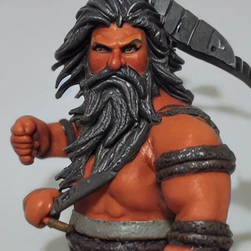 Image similar to Barbarian with a burning beard