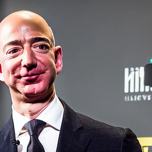 Image similar to photo of jeff bezos with beard and long hair