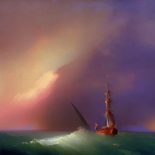 Prompt: generative art by aivazovsky