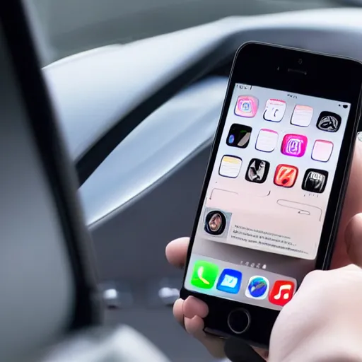 Prompt: Apple IOS Automobile