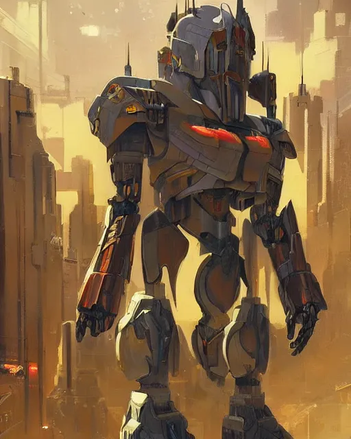 Image similar to an urban combat mecha in the style of jean giraud / ralph mcquarrie / syd mead / john berkey trending on artstation deviantart pinterest detailed realistic high resolution hd 8 k character portraits concept art