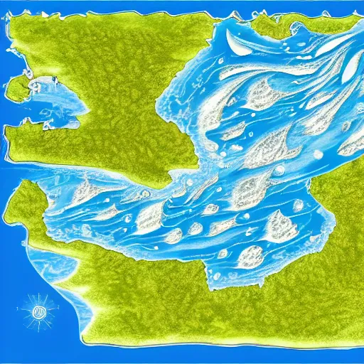 Image similar to fantasy water map