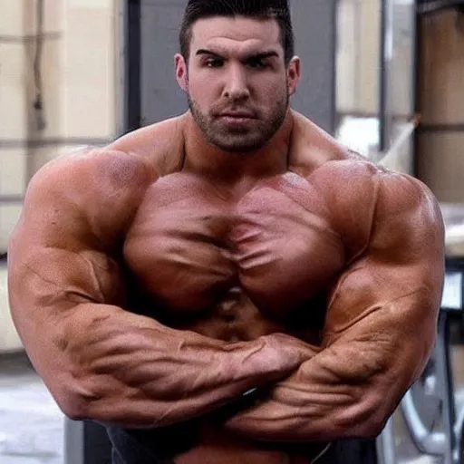 Image similar to most muscular guy in the world