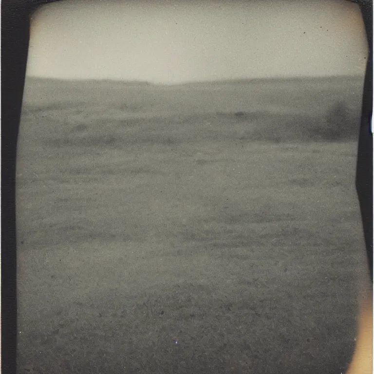 Image similar to atmospheric polaroid photograph of empty liminal space