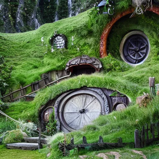 Prompt: hobbit world