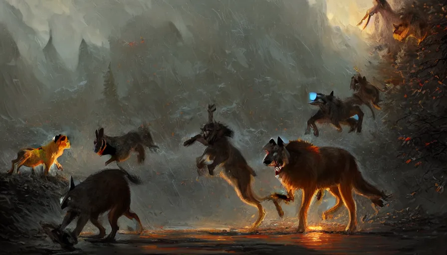 Attacked by Spectral Wolves, DUB