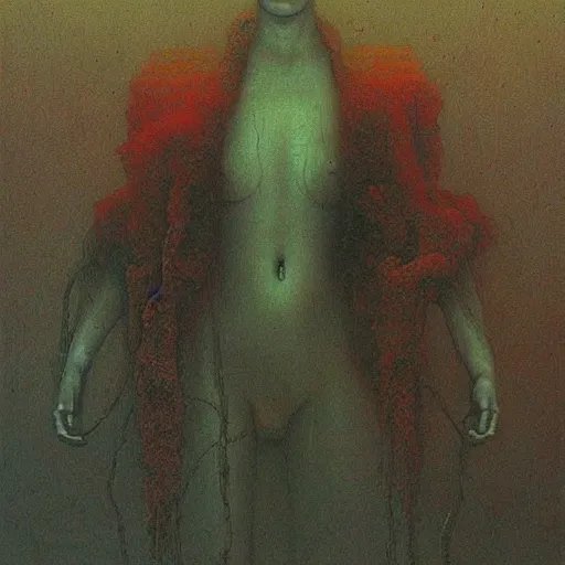 Prompt: A painting in the style of beksinski. extremely detailed