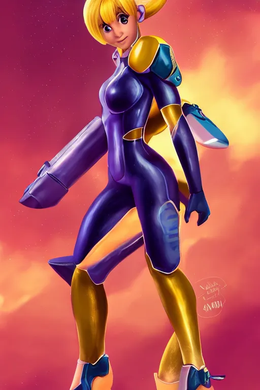 Prompt: Ariana Grande cosplaying as Samus Aran, golden hour, by greg Rutkowksi