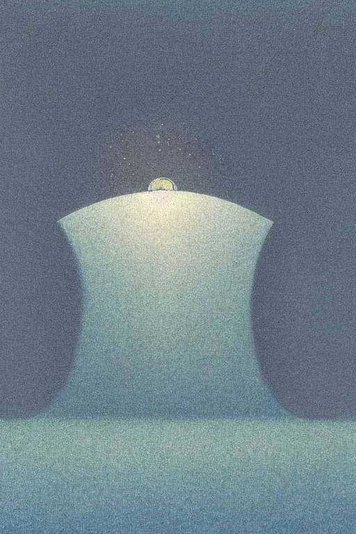 Image similar to a closeup macro shot of a teardrop with the whole world inside by kawase hasui, moebius, Edward Hopper and James Gilleard, Zdzislaw Beksinski, Steven Outram, 8k, artstation