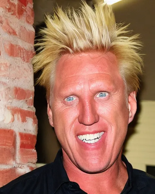 Prompt: berry merged with gary busey