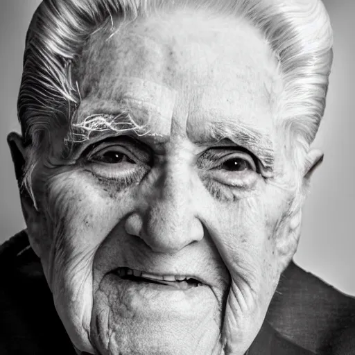 Image similar to dslr photo portrait still of 8 7 year old age 8 7 elvis presley at age 8 7!!!, 8 5 mm f 1. 8