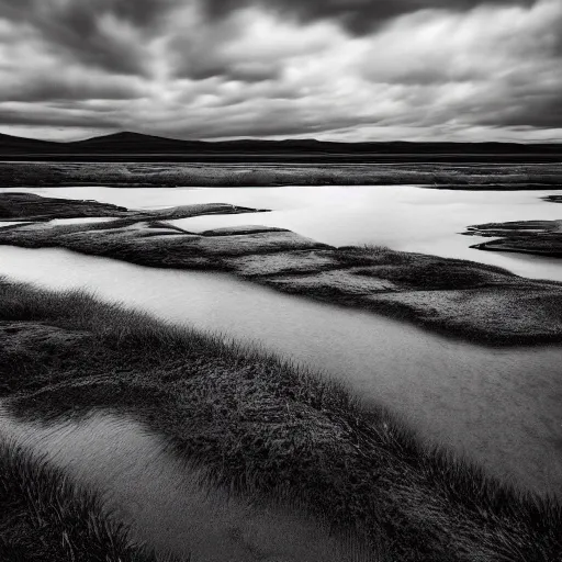 Image similar to moody lanscape, (Sony a7R IV, symmetric balance, polarizing filter, Photolab, Lightroom, 4K, Dolby Vision, Photography Award)