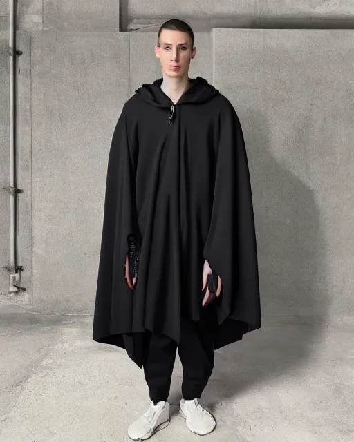 Image similar to Balenciaga techno cloak