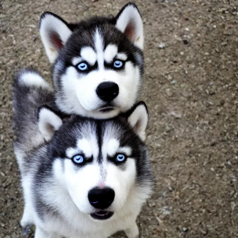 Image similar to cutest husky in the world