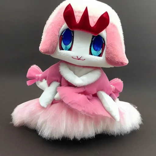 Image similar to cute fumo plush of the runaway princess who wants to see the world