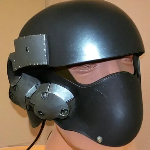 Image similar to “progress on ODST cosplay helmet”