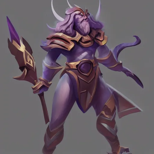 Image similar to concept art of a new dota 2 hero, trending on artstation