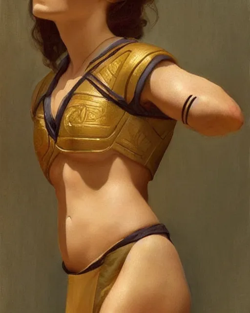 Image similar to an ancient greek athlete, beautiful face, oil on canvas, artstation, by j. c. leyendecker and edmund blair leighton and charlie bowater, beautiful face, octane, very aesthetic!!!!!!!!!!!!!!! stunning gorgeous big eyes