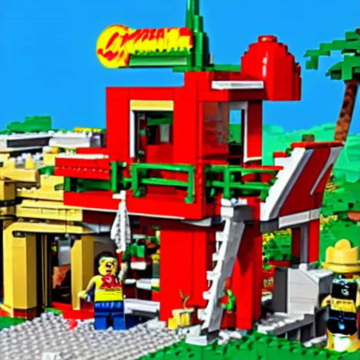 Image similar to pepper roni from the game lego island from 1 9 9 7