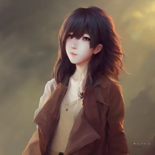 Image similar to realistic detailed semirealism beautiful gorgeous natural cute excited happy Yang Xiao Long4K high resolution quality artstyle professional artists WLOP, Aztodio, Taejune Kim, Guweiz, Pixiv, Instagram, Artstation